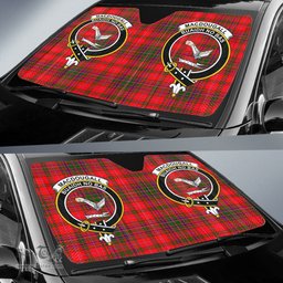 Scottish MacDougall Modern Clan Tartan Crest Tartan Car Sun Shade Scottish Plaid Tartan Plaid - ScotsTee - scotstee.com