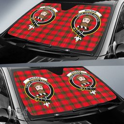 Scottish MacNab Modern Clan Tartan Crest Tartan Car Sun Shade Scottish Plaid Tartan Plaid - ScotsTee - scotstee.com