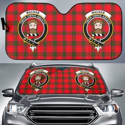 Scottish MacNab Modern Clan Tartan Crest Tartan Car Sun Shade Scottish Plaid Tartan Plaid - ScotsTee - scotstee.com