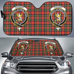 Scottish Stewart Royal Modern Clan Tartan Crest Tartan Car Sun Shade Scottish Plaid Tartan Plaid - ScotsTee - scotstee.com