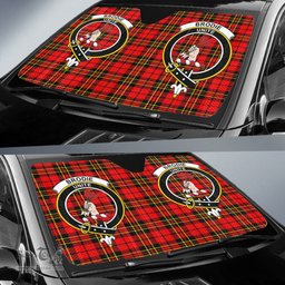 Scottish Brodie Modern Clan Tartan Crest Tartan Car Sun Shade Scottish Plaid Tartan Plaid - ScotsTee - scotstee.com