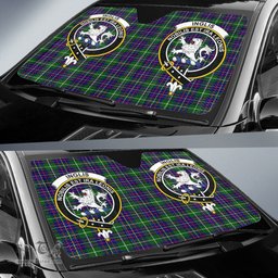 Scottish Inglis Modern Clan Tartan Crest Tartan Car Sun Shade Scottish Plaid Tartan Plaid - ScotsTee - scotstee.com