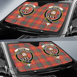 Scottish MacNab Ancient Clan Tartan Crest Tartan Car Sun Shade Scottish Plaid Tartan Plaid - ScotsTee - scotstee.com