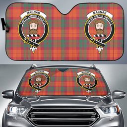 Scottish MacNab Ancient Clan Tartan Crest Tartan Car Sun Shade Scottish Plaid Tartan Plaid - ScotsTee - scotstee.com
