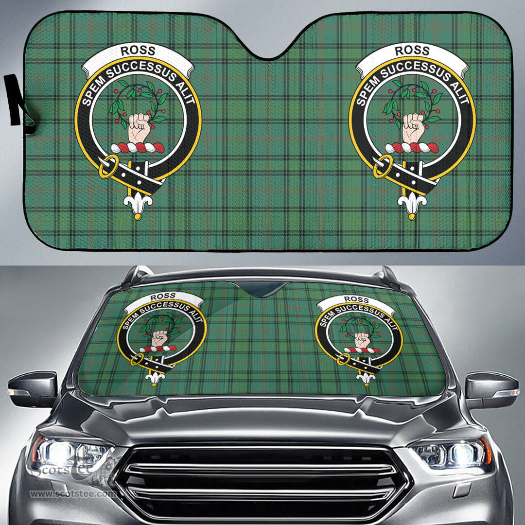 Scottish Ross Hunting Ancient Clan Tartan Crest Tartan Car Sun Shade Scottish Plaid Tartan Plaid - ScotsTee - scotstee.com