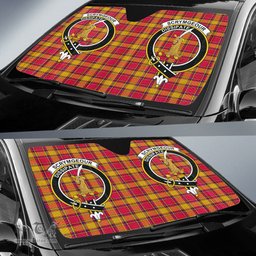 Scottish Scrymgeour Clan Tartan Crest Tartan Car Sun Shade Scottish Plaid Tartan Plaid - ScotsTee - scotstee.com
