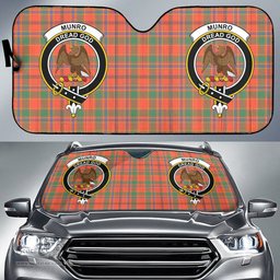 Scottish Munro Ancient Clan Tartan Crest Tartan Car Sun Shade Scottish Plaid Tartan Plaid - ScotsTee - scotstee.com