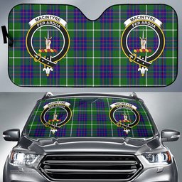 Scottish MacIntyre Hunting Modern Clan Tartan Crest Tartan Car Sun Shade Scottish Plaid Tartan Plaid - ScotsTee - scotstee.com