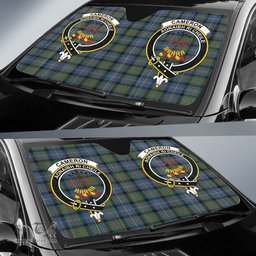 Scottish Cameron of Erracht Ancient Clan Tartan Crest Tartan Car Sun Shade Scottish Plaid Tartan Plaid - ScotsTee - scotstee.com