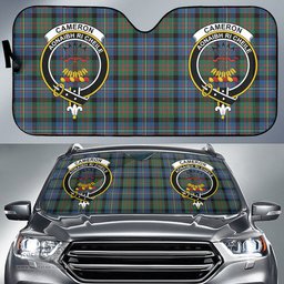 Scottish Cameron of Erracht Ancient Clan Tartan Crest Tartan Car Sun Shade Scottish Plaid Tartan Plaid - ScotsTee - scotstee.com