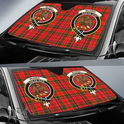 Scottish Munro Modern Clan Tartan Crest Tartan Car Sun Shade Scottish Plaid Tartan Plaid - ScotsTee - scotstee.com
