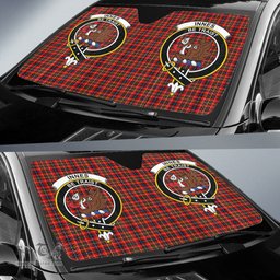 Scottish Innes Modern Clan Tartan Crest Tartan Car Sun Shade Scottish Plaid Tartan Plaid - ScotsTee - scotstee.com