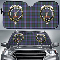 Scottish Guthrie Modern Clan Tartan Crest Tartan Car Sun Shade Scottish Plaid Tartan Plaid - ScotsTee - scotstee.com