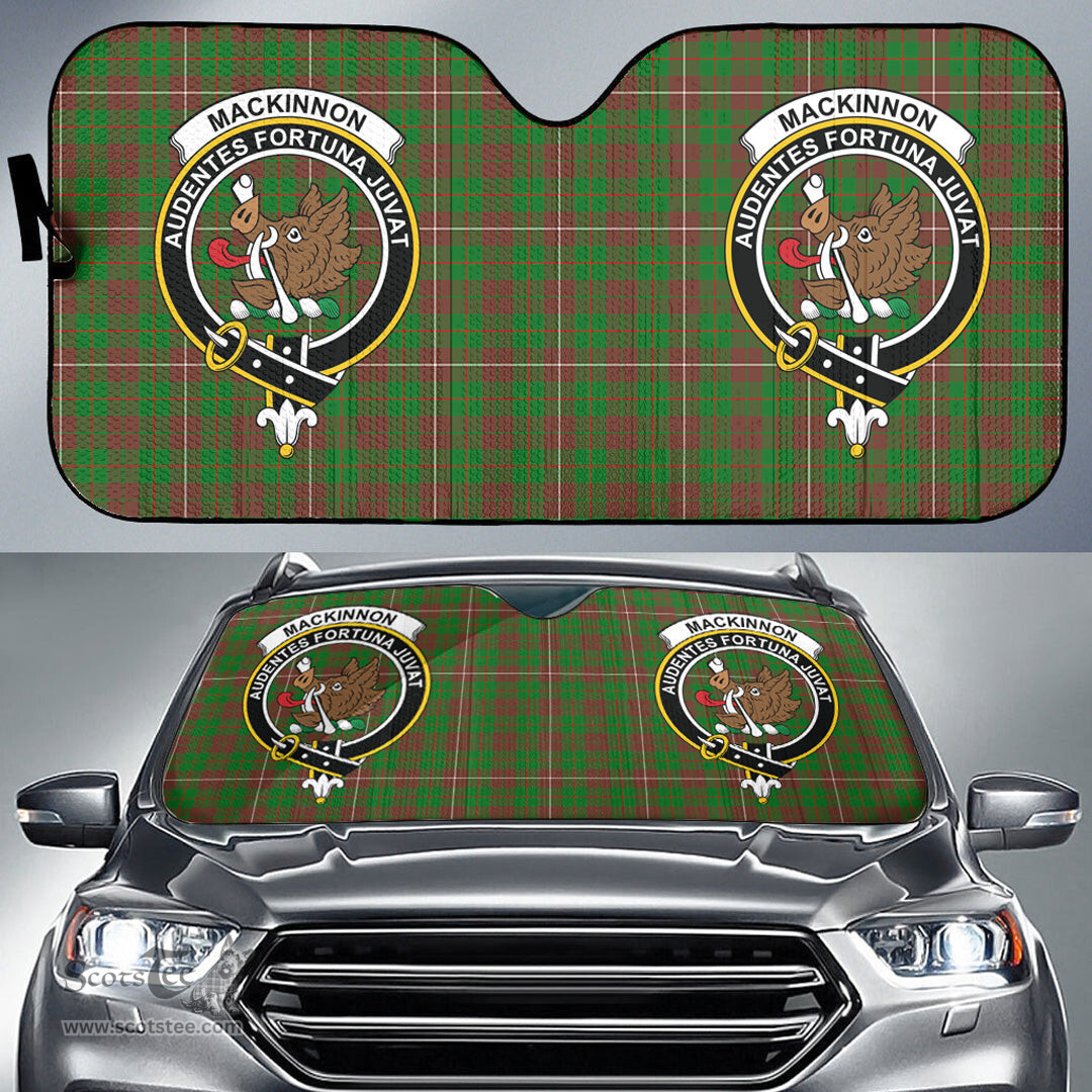 Scottish MacKinnon Hunting Modern Clan Tartan Crest Tartan Car Sun Shade Scottish Plaid Tartan Plaid - ScotsTee - scotstee.com