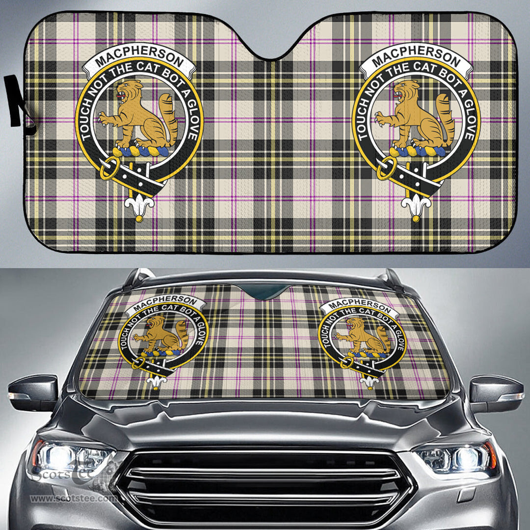 Scottish MacPherson Dress Ancient Clan Tartan Crest Tartan Car Sun Shade Scottish Plaid Tartan Plaid - ScotsTee - scotstee.com