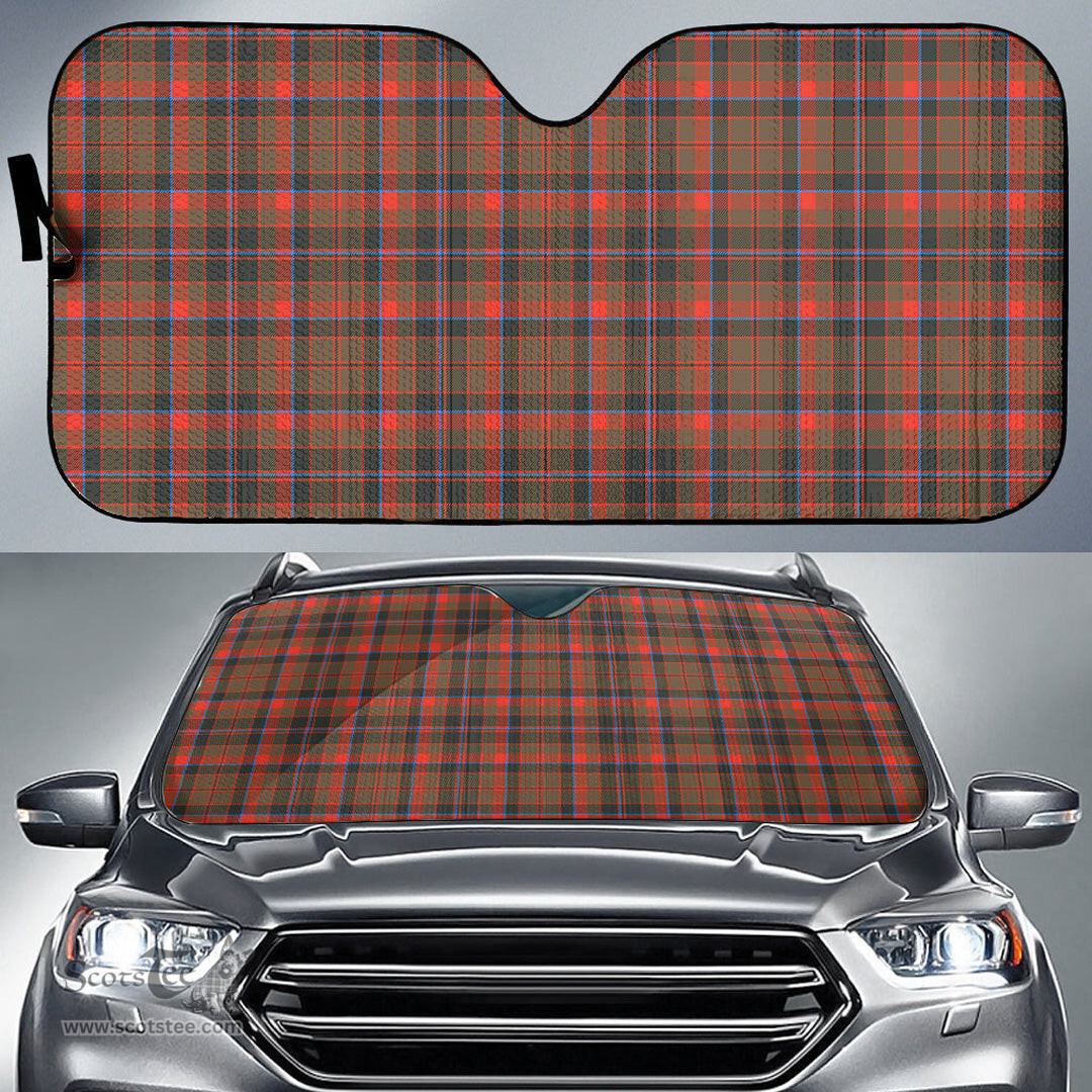 Scottish Cumming Hunting Weathered Tartan Car Sun Shade Scottish Plaid Tartan Plaid - ScotsTee - scotstee.com