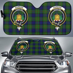 Scottish Dundas Modern Clan Tartan Crest Tartan Car Sun Shade Scottish Plaid Tartan Plaid - ScotsTee - scotstee.com