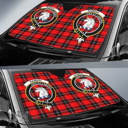 Scottish Ramsay Modern Clan Tartan Crest Tartan Car Sun Shade Scottish Plaid Tartan Plaid - ScotsTee - scotstee.com