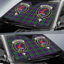 Scottish Armstrong Modern Clan Tartan Crest Tartan Car Sun Shade Scottish Plaid Tartan Plaid - ScotsTee - scotstee.com