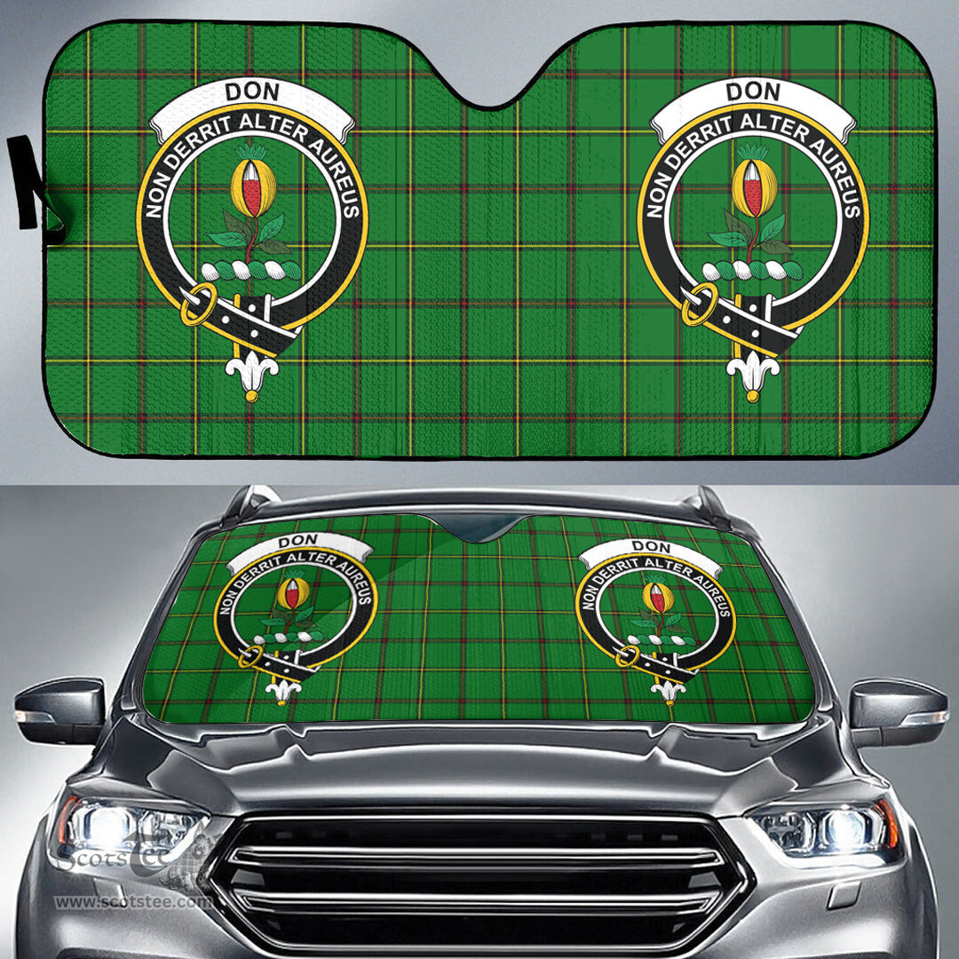 Scottish Don _Tribe of Mar Clan Tartan Crest Tartan Car Sun Shade Scottish Plaid Tartan Plaid - ScotsTee - scotstee.com