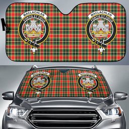 Scottish MacLachlan Hunting Modern Clan Tartan Crest Tartan Car Sun Shade Scottish Plaid Tartan Plaid - ScotsTee - scotstee.com