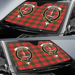 Scottish Erskine Modern Clan Tartan Crest Tartan Car Sun Shade Scottish Plaid Tartan Plaid - ScotsTee - scotstee.com