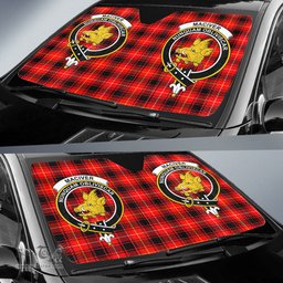 Scottish MacIver Modern Clan Tartan Crest Tartan Car Sun Shade Scottish Plaid Tartan Plaid - ScotsTee - scotstee.com