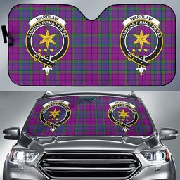 Scottish Wardlaw Modern Clan Tartan Crest Tartan Car Sun Shade Scottish Plaid Tartan Plaid - ScotsTee - scotstee.com