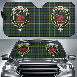 Scottish Farquharson Modern Clan Tartan Crest Tartan Car Sun Shade Scottish Plaid Tartan Plaid - ScotsTee - scotstee.com