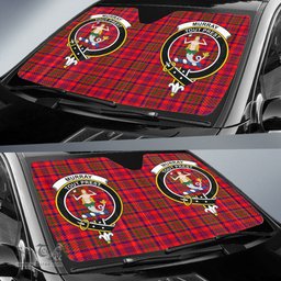 Scottish Murray of Tulloch Modern Clan Tartan Crest Tartan Car Sun Shade Scottish Plaid Tartan Plaid - ScotsTee - scotstee.com