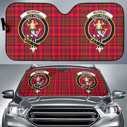 Scottish Murray of Tulloch Modern Clan Tartan Crest Tartan Car Sun Shade Scottish Plaid Tartan Plaid - ScotsTee - scotstee.com