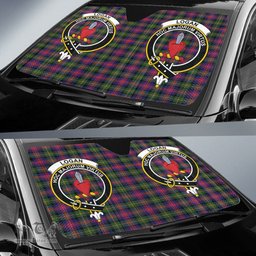 Scottish Logan Modern Clan Tartan Crest Tartan Car Sun Shade Scottish Plaid Tartan Plaid - ScotsTee - scotstee.com