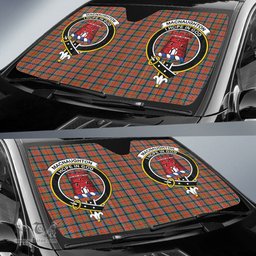 Scottish MacNaughton Ancient Clan Tartan Crest Tartan Car Sun Shade Scottish Plaid Tartan Plaid - ScotsTee - scotstee.com