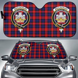 Scottish MacLachlan Modern Clan Tartan Crest Tartan Car Sun Shade Scottish Plaid Tartan Plaid - ScotsTee - scotstee.com