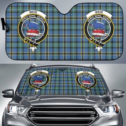 Scottish Weir Ancient Clan Tartan Crest Tartan Car Sun Shade Scottish Plaid Tartan Plaid - ScotsTee - scotstee.com