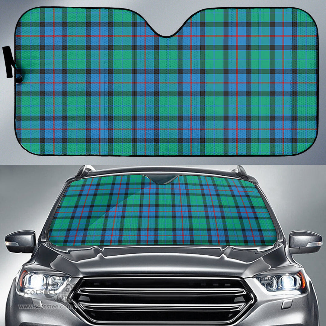 Scottish Flower Of Scotland Tartan Car Sun Shade Scottish Plaid Tartan Plaid - ScotsTee - scotstee.com