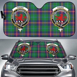 Scottish Young Modern Clan Tartan Crest Tartan Car Sun Shade Scottish Plaid Tartan Plaid - ScotsTee - scotstee.com