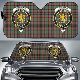 Scottish Cumming Hunting Ancient Clan Tartan Crest Tartan Car Sun Shade Scottish Plaid Tartan Plaid - ScotsTee - scotstee.com
