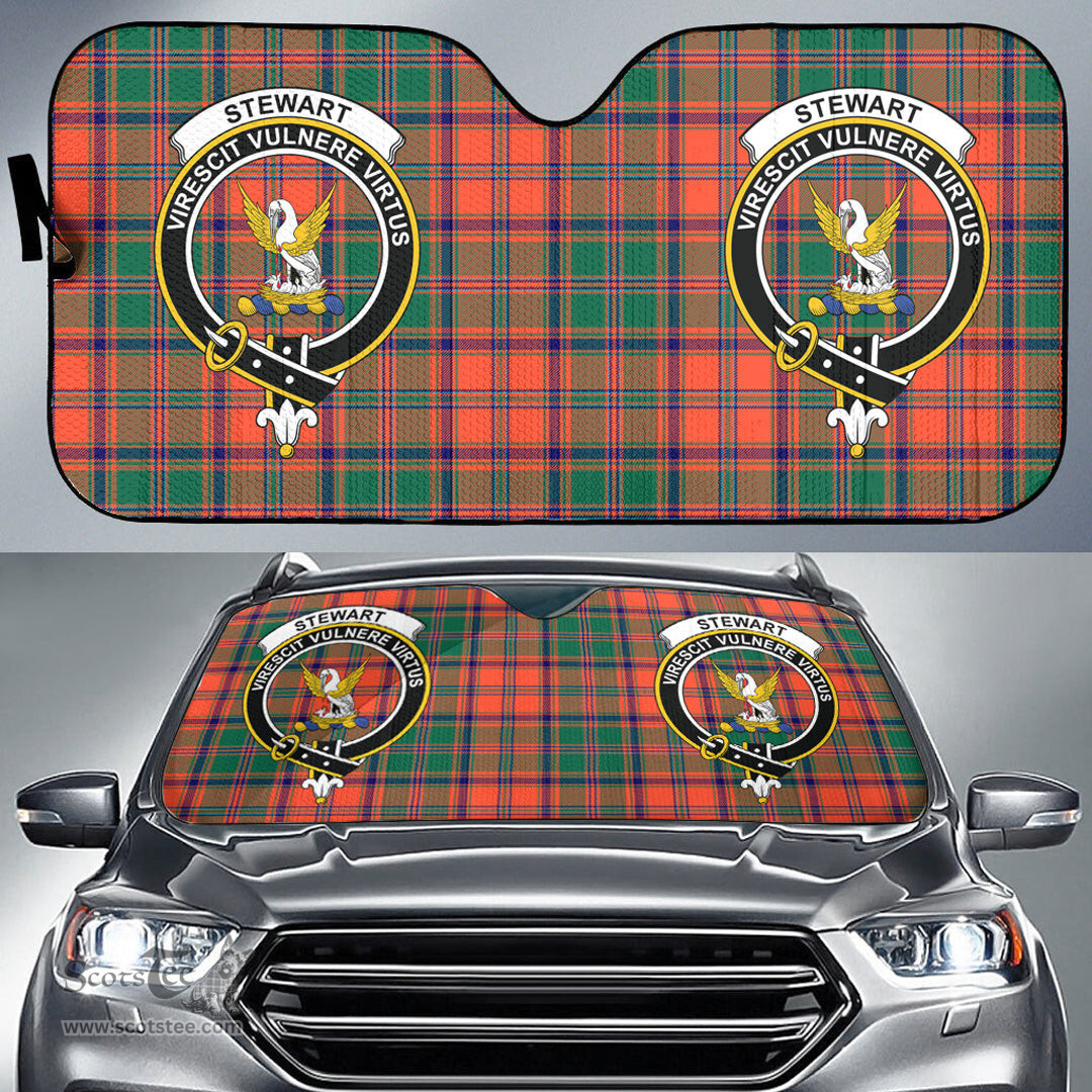 Scottish Stewart of Appin Ancient Clan Tartan Crest Tartan Car Sun Shade Scottish Plaid Tartan Plaid - ScotsTee - scotstee.com
