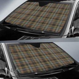 Scottish Stewart Hunting Weathered Tartan Car Sun Shade Scottish Plaid Tartan Plaid - ScotsTee - scotstee.com