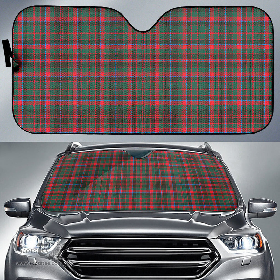 Scottish Cumming Hunting Modern Tartan Car Sun Shade Scottish Plaid Tartan Plaid - ScotsTee - scotstee.com