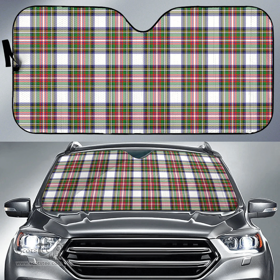 Scottish Stewart Dress Modern Tartan Car Sun Shade Scottish Plaid Tartan Plaid - ScotsTee - scotstee.com