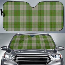 Scottish Cunningham Dress Green Dancers Tartan Car Sun Shade Scottish Plaid Tartan Plaid - ScotsTee - scotstee.com