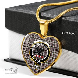 Little Arisaid Scottish Clan Heart Necklacemother's day gifts, gifts for mom, best gift for girlfriend, Tartan Heart Necklace Jewelry, Gold Heart Necklace, Silver Heart Necklace, Plaid Heart Necklace