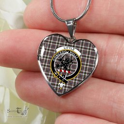Little Arisaid Scottish Clan Heart Necklacemother's day gifts, gifts for mom, best gift for girlfriend, Tartan Heart Necklace Jewelry, Gold Heart Necklace, Silver Heart Necklace, Plaid Heart Necklace