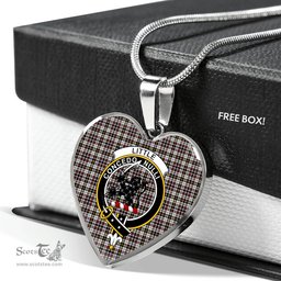 Little Arisaid Scottish Clan Heart Necklacemother's day gifts, gifts for mom, best gift for girlfriend, Tartan Heart Necklace Jewelry, Gold Heart Necklace, Silver Heart Necklace, Plaid Heart Necklace