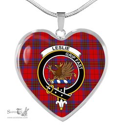 Leslie Modern Scottish Clan Heart Necklacemother's day gifts, gifts for mom, best gift for girlfriend, Tartan Heart Necklace Jewelry, Gold Heart Necklace, Silver Heart Necklace, Plaid Heart Necklace