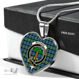 MacEwan Ancient Scottish Clan Heart Necklacemother's day gifts, gifts for mom, best gift for girlfriend, Tartan Heart Necklace Jewelry, Gold Heart Necklace, Silver Heart Necklace, Plaid Heart Necklace