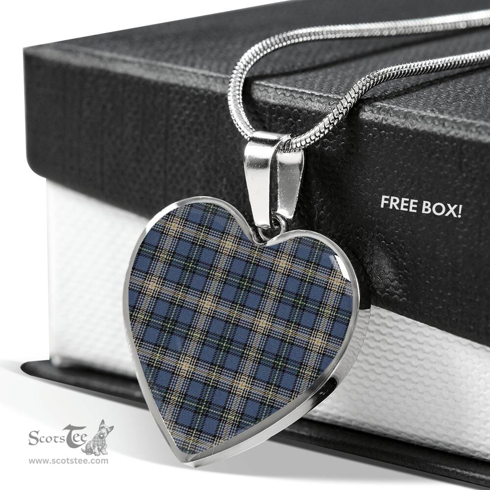 MacDowall Light Scottish Clan Heart Necklacemother's day gifts, gifts for mom, best gift for girlfriend, Tartan Heart Necklace Jewelry, Gold Heart Necklace, Silver Heart Necklace, Plaid Heart Necklace