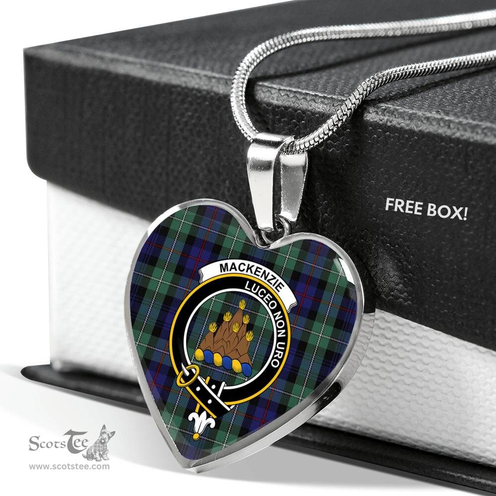 MacKenzie Scottish Clan Heart Necklacemother's day gifts, gifts for mom, best gift for girlfriend, Tartan Heart Necklace Jewelry, Gold Heart Necklace, Silver Heart Necklace, Plaid Heart Necklace